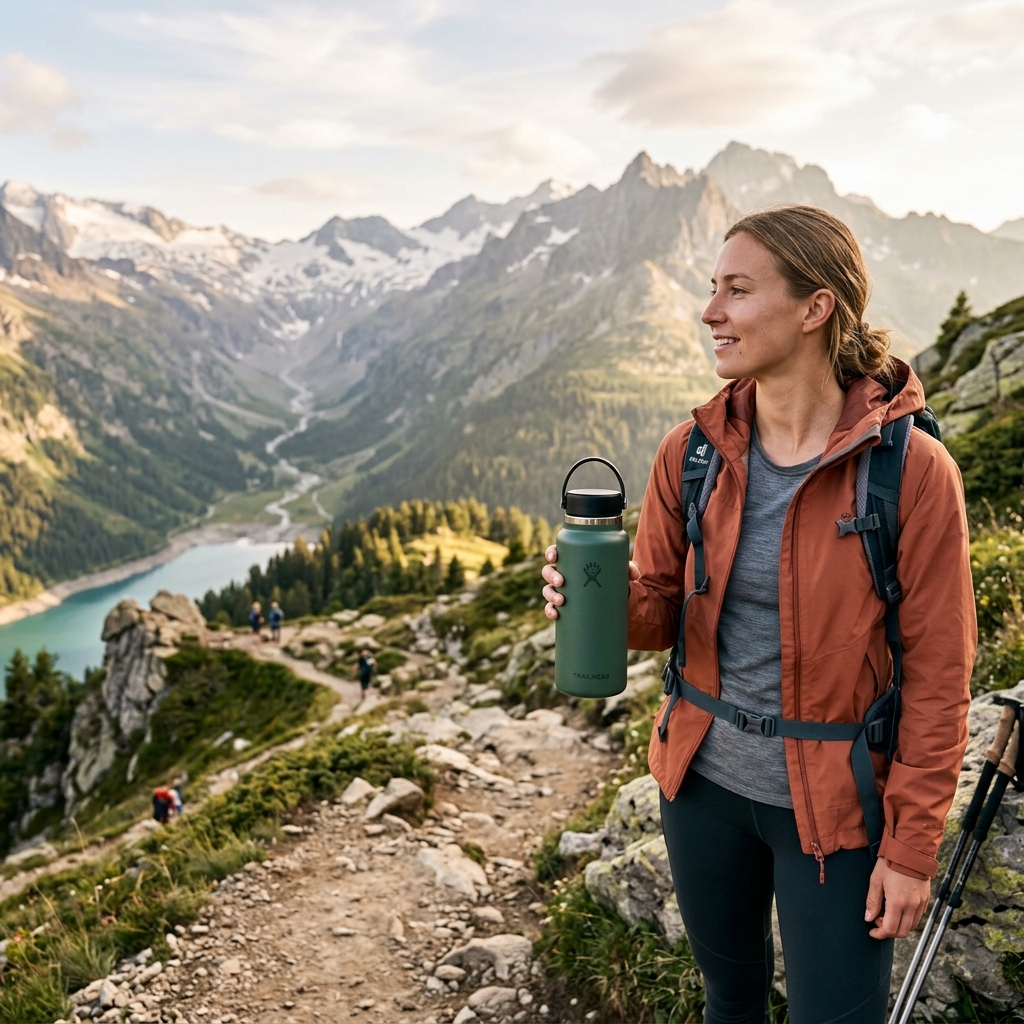 Cascade bottle trail peak ad